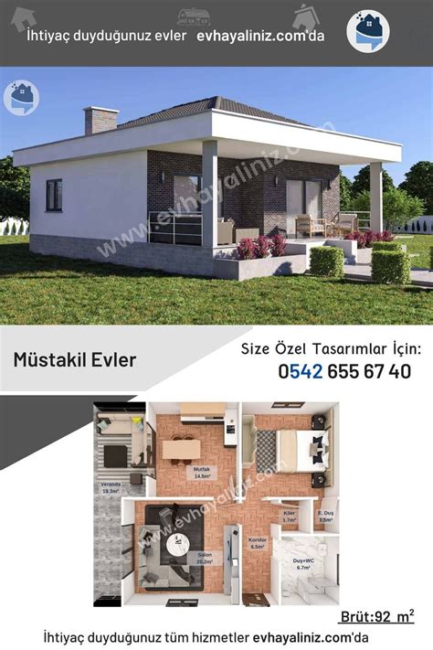 küçük müstakil ev planları